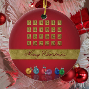 Adventskalender Weihnachtsschmuck
