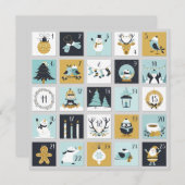 Adventskarte personalisieren dankeskarte (Vorne/Hinten)