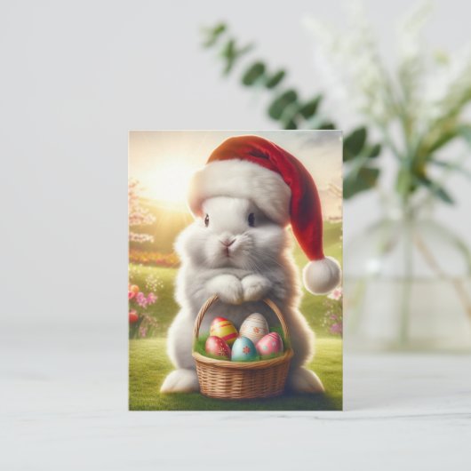 Adventskrabbit Postkarte (Stehend Vorderseite)