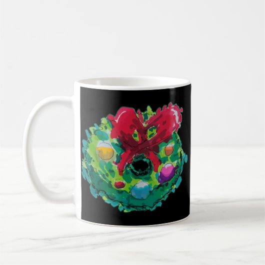 Adventskranz Kaffeetasse (Links)