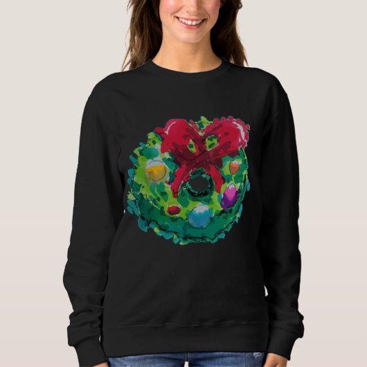 Adventskranz Sweatshirt (Vorderseite)