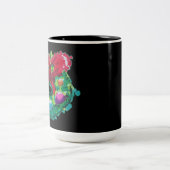 Adventskranz Zweifarbige Tasse (Mittel)