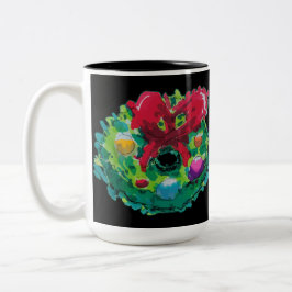 Adventskranz Zweifarbige Tasse