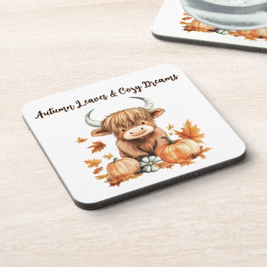 Adventskuh Getränkeuntersetzer (Linke Seite)