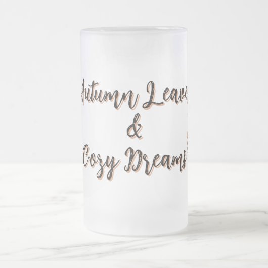 Adventskuh Mattglas Bierglas (Mittel)