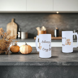 Adventskuh Mattglas Bierglas