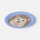 Adventstiertier von Schweine zum Geburtstag Cartoo Pappteller (Schrägansicht)