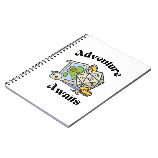 Adventue wartet notizblock (Linke Seite)