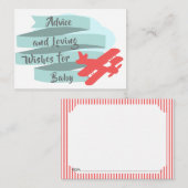 Adventure Adventure Cards für Baby Hinweiskarte (Vorne/Hinten)