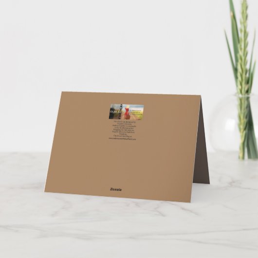 Adventure Ahead Birthday Karte (Rückseite)