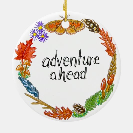 Adventure Ahead Ornament (Hinten)