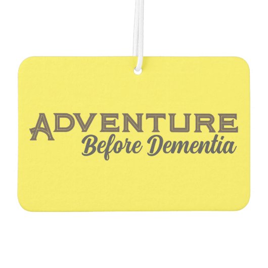 "Adventure" Air Freshener Autolufterfrischer (Rückseite)