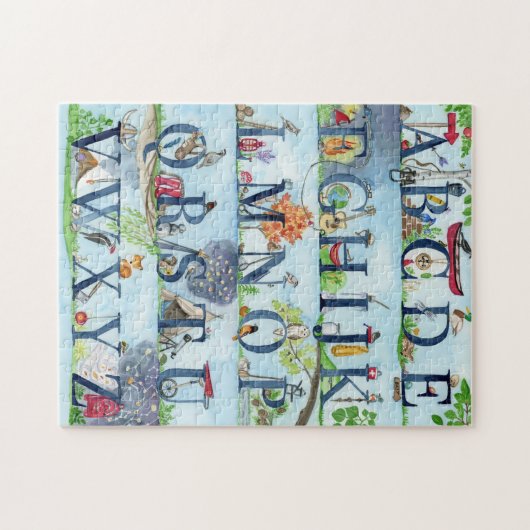 Adventure Alphabet Puzzle (Horizontal)