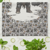 adventure American Bulldog gladiator dog Geschirrtuch (Gefaltet)