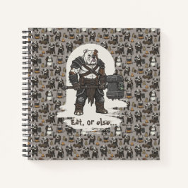 adventure American Bulldog gladiator dog T-Shirt Notizblock