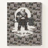 adventure American Bulldog gladiator dog T-Shirt Notizblock (Rückseite)