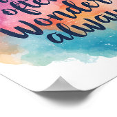 Adventure and Exploration Typography Poster (Ecke)