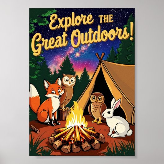 Adventure and Nature Exploration Poster (Vorne)
