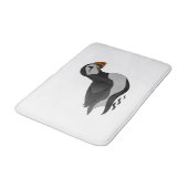 Adventure Atlantic Puffin Cartoon Badematte (Schrägansicht)