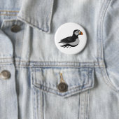 Adventure Atlantic Puffin Cartoon Button (Beispiel)