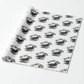Adventure Atlantic Puffin Cartoon Geschenkpapier (Ungerollt)