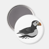 Adventure Atlantic Puffin Cartoon Magnet (Vorderseite/Rückseite)