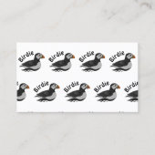 Adventure Atlantic Puffin Cartoon Visitenkarte (Vorderseite)