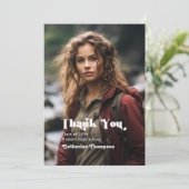 Adventure Awaits Abschluss Dankeskarte (Stehend Vorderseite)