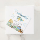 Adventure Awaits Aviator Airplane Baby Shower  Geschenkanhänger (Beispiel)