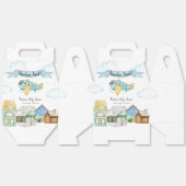 Adventure Awaits Aviator Airplane Baby Shower  Geschenkschachtel (Ungeklappt)