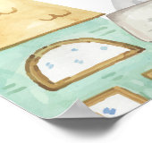 Adventure Awaits Aviator City Baby Shower Welcome  Poster (Ecke)