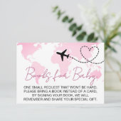 Adventure Awaits Baby Shower Books for Baby Begleitkarte (Stehend Vorderseite)