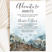 Adventure Awaits Baby Shower Einladung