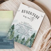 Adventure Awaits Baby Shower Einladung