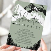 Adventure Awaits Baby Shower Einladung