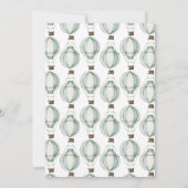 Adventure Awaits Baby Shower Einladung (Rückseite)