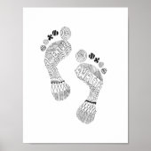 Adventure Awaits Barefoot Poster (Vorne)