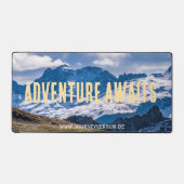 Adventure awaits Bergpanorama Schreibtischunterlage (Vorderseite)