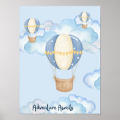 Adventure Awaits Blue Poster (Vorne)