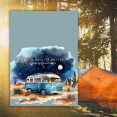 Adventure Awaits Camping Junggeselinnen-Abschied Einladung