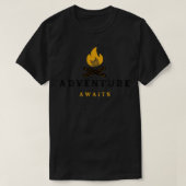 Adventure Awaits Camping T-Shirt (Design vorne)