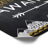 Adventure Awaits Chalkboard Poster (Ecke)