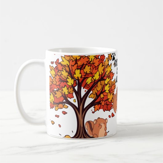 Adventure Awaits Chipmunk-Tasse Kaffeetasse (Links)