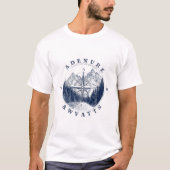Adventure Awaits Compass T-Shirt (Vorderseite)
