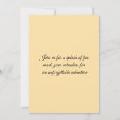 Adventure Awaits Einladung (Rückseite)