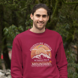 "Adventure Awaits-Exploration the Berges" Design Sweatshirt