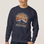 "Adventure Awaits-Exploration the Berges" Design Sweatshirt (Vorderseite)