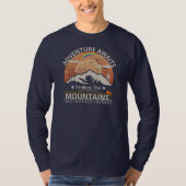 "Adventure Awaits-Exploration the Berges" Design T-Shirt (Vorderseite)