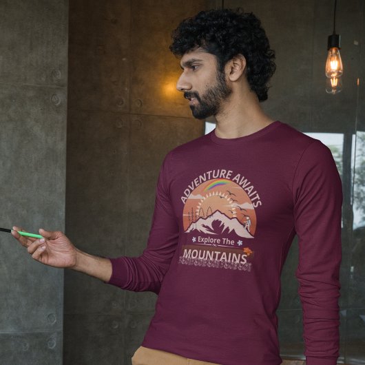 "Adventure Awaits-Exploration the Berges" Design T-Shirt