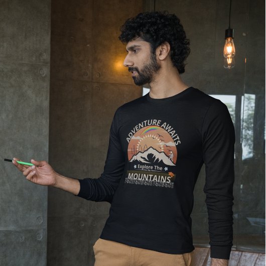 "Adventure Awaits-Exploration the Berges" Design T-Shirt